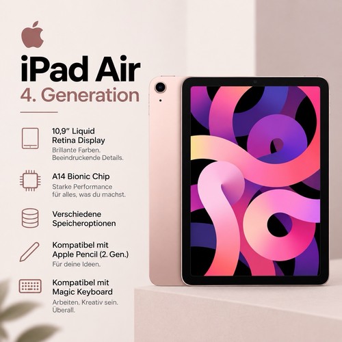 Apple ipad air gen 64gb - air, 4.